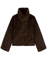 MARC O'POLO | Veste aspect fourrure | Marron