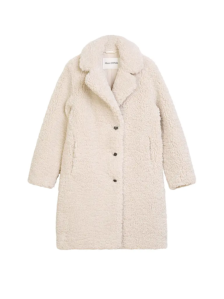MARC O'POLO | Veste aspect fourrure | creme