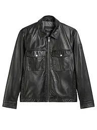 MARC O'POLO | Veste en cuir | Noir