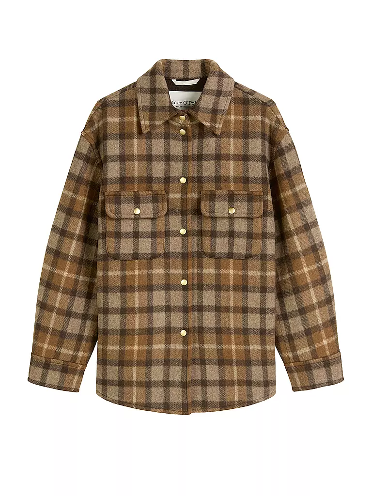 MARC O'POLO | Veste en laine | braun