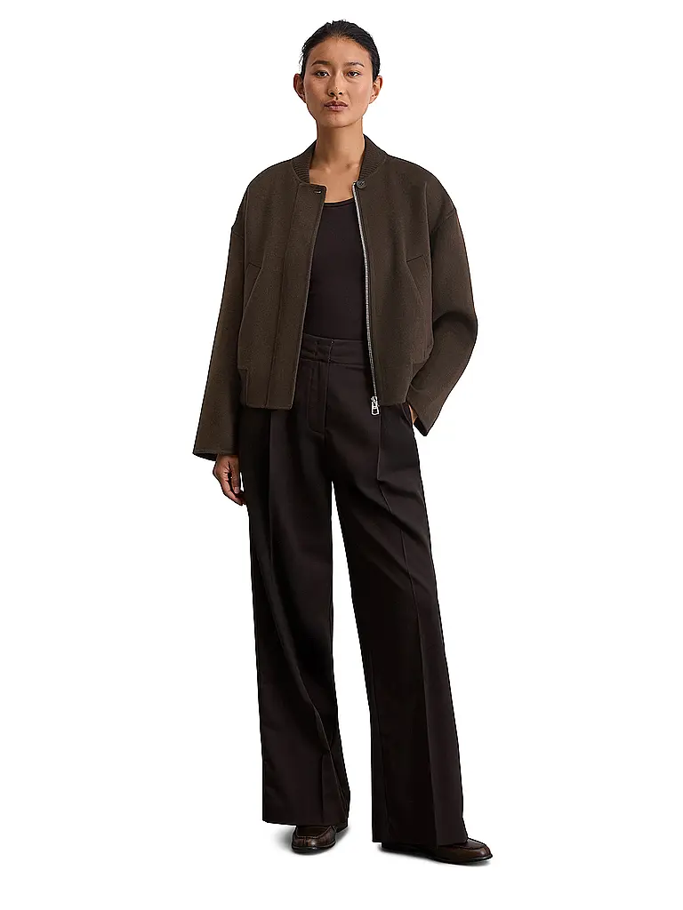 MARC O'POLO | Veste en laine | Marron