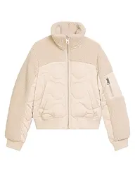 MARC O'POLO | Veste matelassée aspect fourrure | Crème