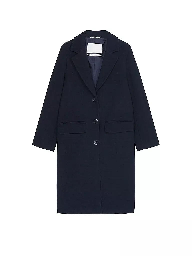 MARC O'POLO | Wollmantel | Bleu foncé