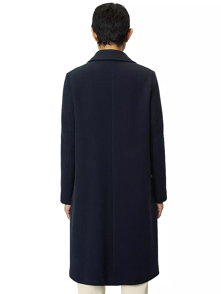MARC O'POLO | Wollmantel | Bleu foncé