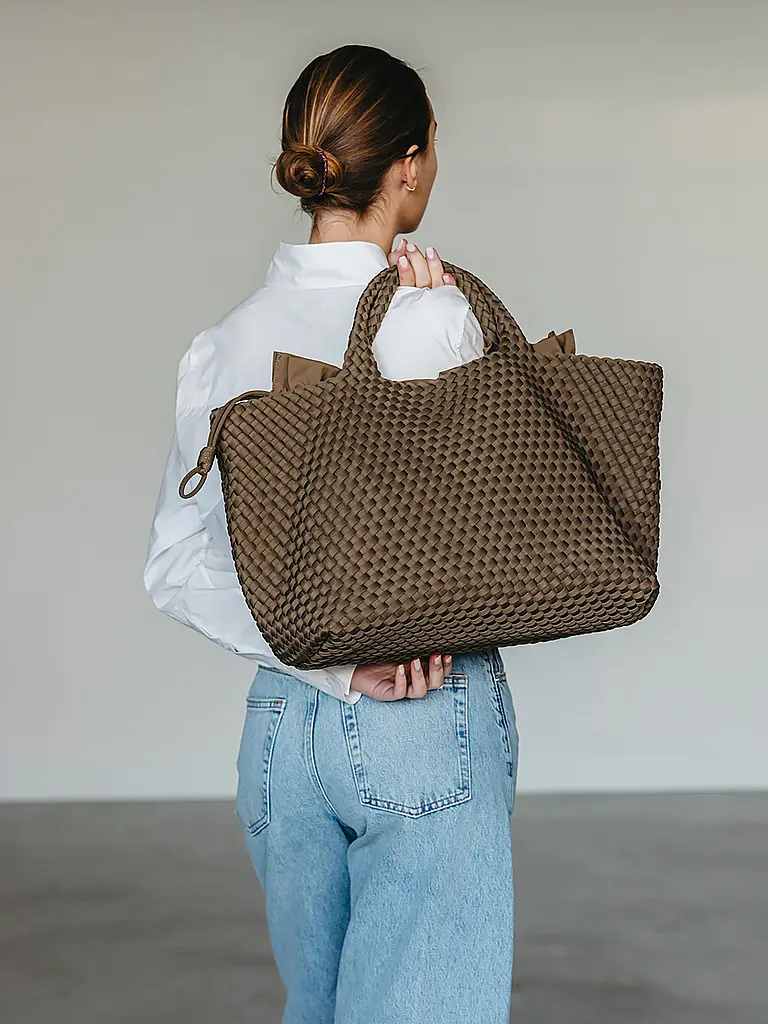 MARREA | Tasche - Tote Bag ALWAYS ON THE RUN Large | Olive