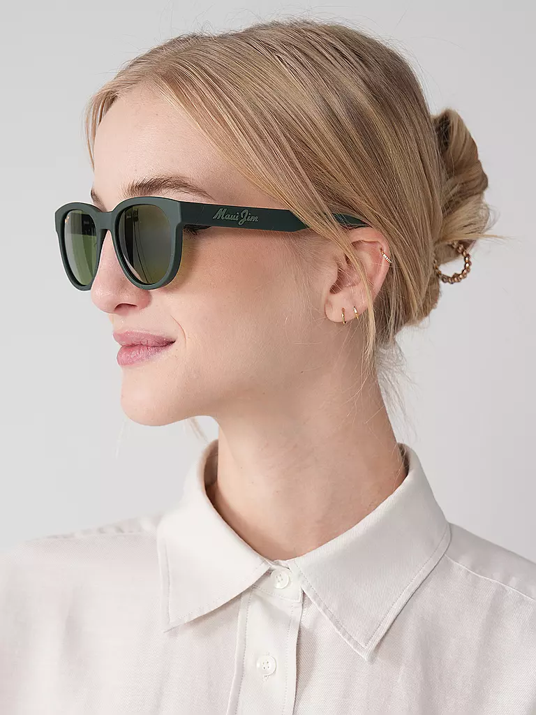 MAUI JIM | Lunettes de soleil HT668 | Vert foncé