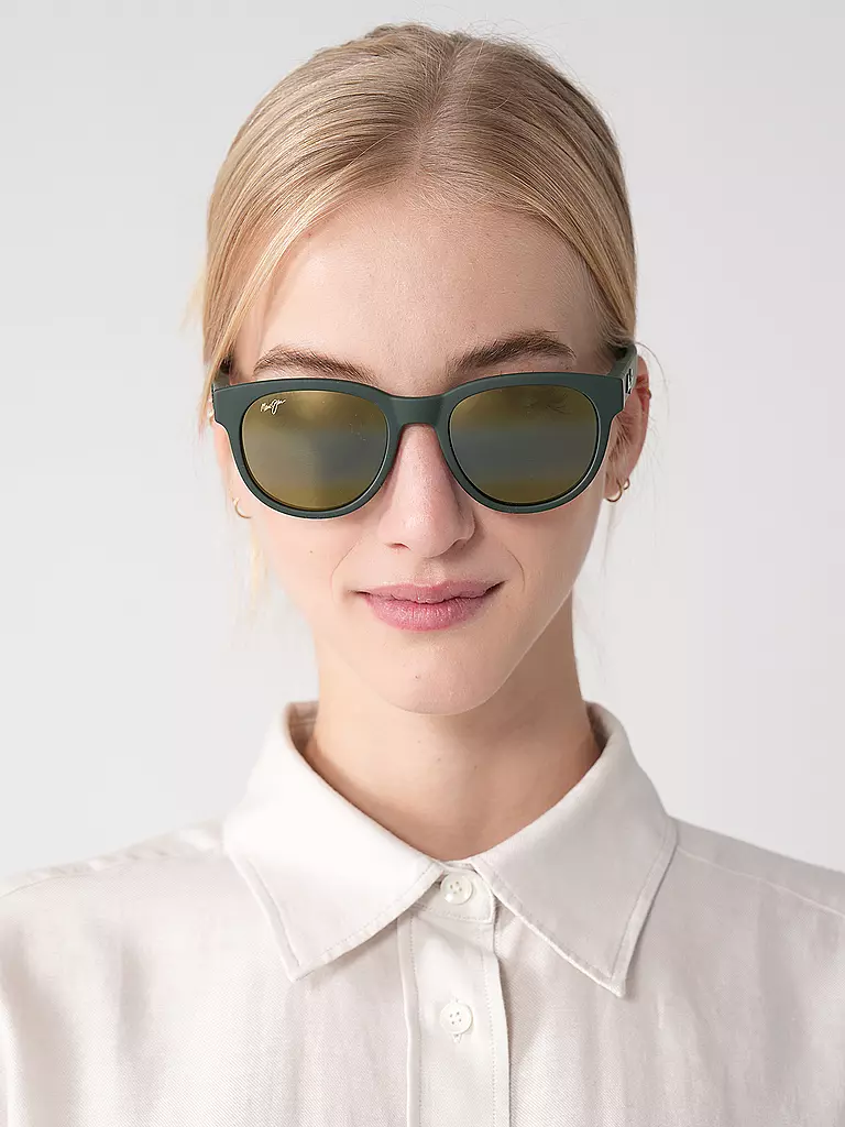 MAUI JIM | Lunettes de soleil HT668 | Vert foncé