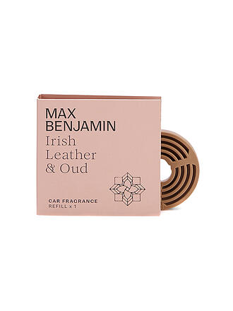 MAX BENJAMIN | Recharge de parfum pour voiture COLLECTION CLASSIQUE Irish Leather & Oud