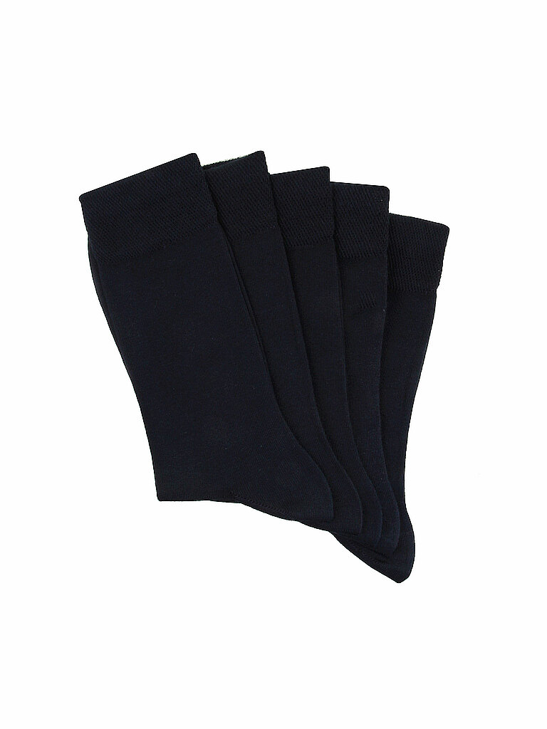 Calvin Chaussettes, lot de 5, bleu foncé bleu marine 47-50