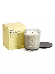 MAX BENJAMIN | Bougie parfumée CLASSIC COLLECTION 210g Irish Leather & Oud | Vert clair