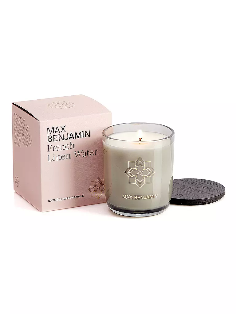 MAX BENJAMIN | Bougie parfumée CLASSIC COLLECTION 210g Linge Français | rosa