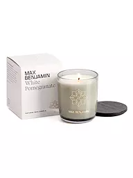 MAX BENJAMIN | Bougie parfumée CLASSIC COLLECTION 210g Irish Leather & Oud | Blanc