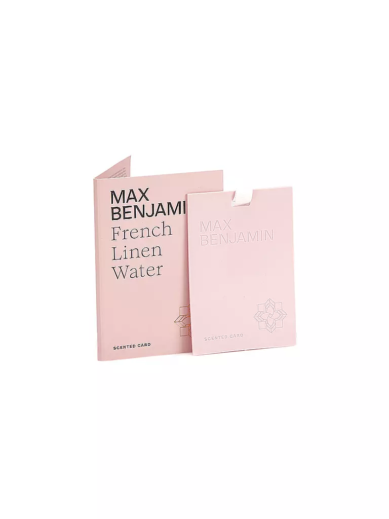 MAX BENJAMIN | Carte parfumée CLASSIC COLLECTION Linge Français | rosa