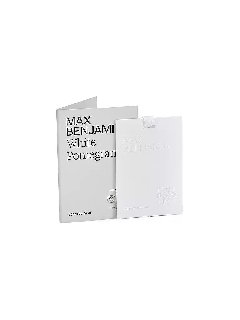 MAX BENJAMIN | Carte parfumée CLASSIC COLLECTION White Pomegranate | weiss