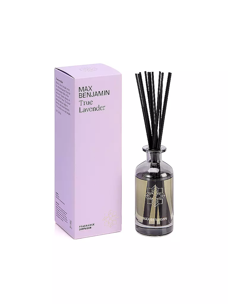 MAX BENJAMIN | Diffuseur de parfum d'intérieur CLASSIC COLLECTION 150ml True Lavender | lila