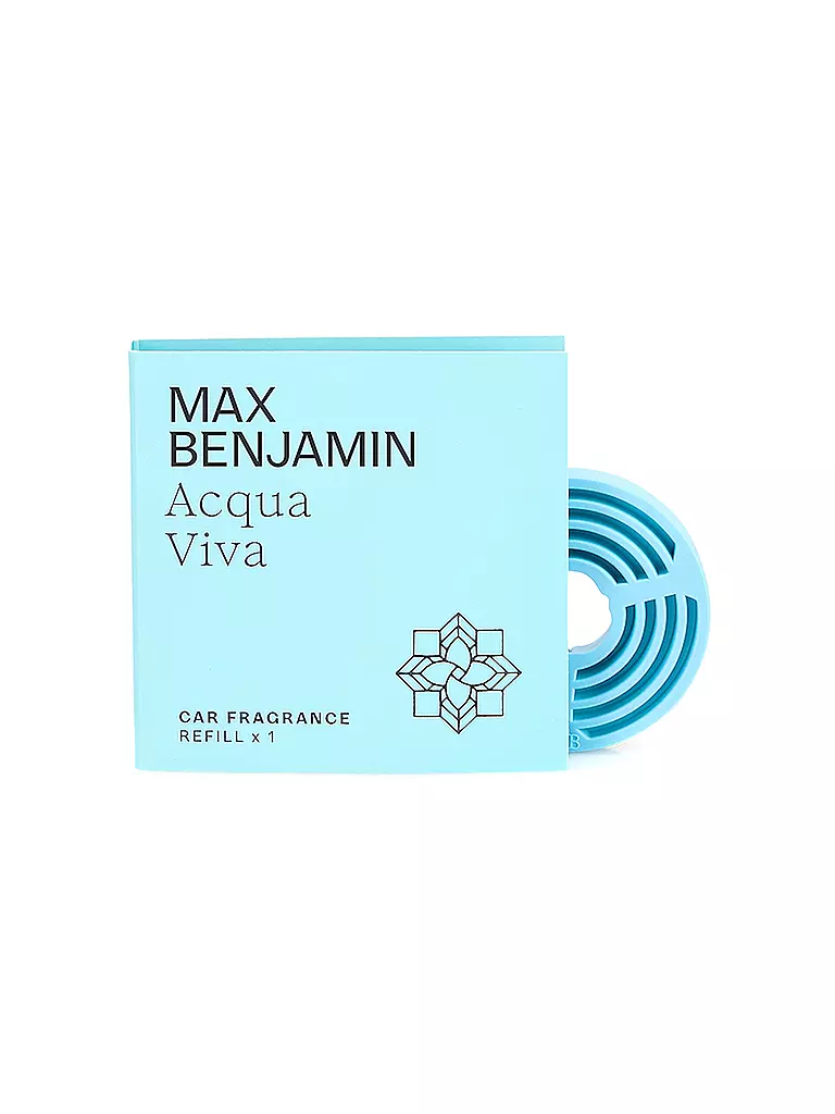 MAX BENJAMIN | Recharge de parfum pour voiture COLLECTION CLASSIQUE Acqua Viva | hellblau
