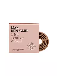 MAX BENJAMIN | Recharge de parfum pour voiture COLLECTION CLASSIQUE Irish Leather & Oud | Camel