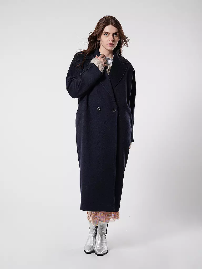 MAX MARA STUDIO | Manteau en laine ERIC | Bleu foncé