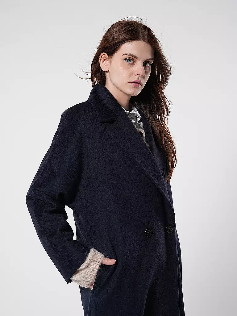 MAX MARA STUDIO | Manteau en laine ERIC | Bleu foncé