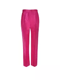 MAX MARA STUDIO | Pantalon en soie SHANTUNG | Rose vif