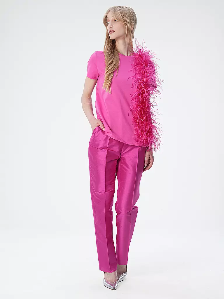 MAX MARA STUDIO | Pantalon en soie SHANTUNG | pink