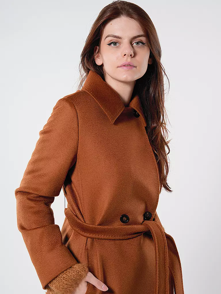MAX MARA STUDIO | Wollmantel BCOLLAG | Marron