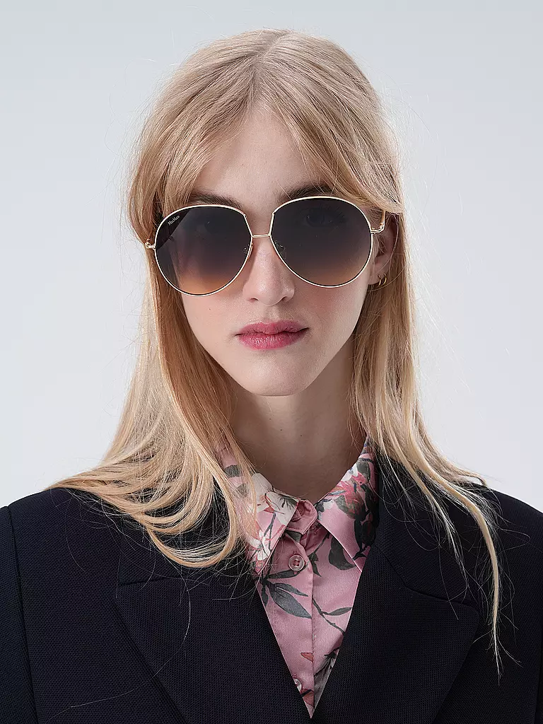 MAX MARA | Lunettes de soleil MM0081/60 | Or