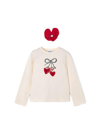MAYORAL | T-shirt à manches longues pour fille avec élastique à cheveux