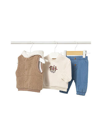 MAYORAL | Baby Set 3 pièces Gilet, Pull, Pantalon