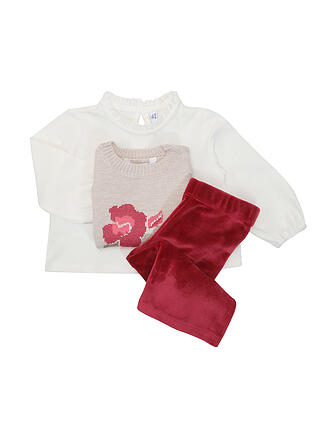 MAYORAL | Ensemble bébé 3 pièces T-shirt, pantalon et pull sans manches