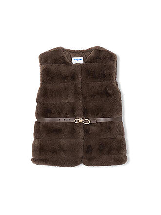 MAYORAL | Gilet fille imitation fourrure
