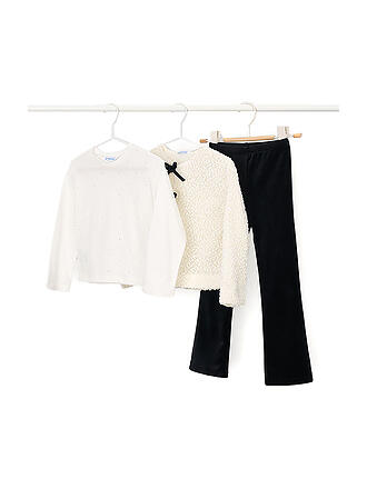 MAYORAL | Ensemble 3 pièces pour fille : T-shirt à manches longues, veste et legging