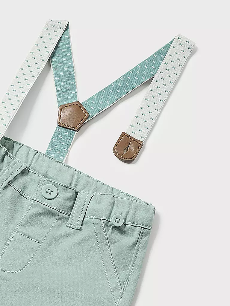 MAYORAL | Baby Hose mit Hosenträgern | Menthe