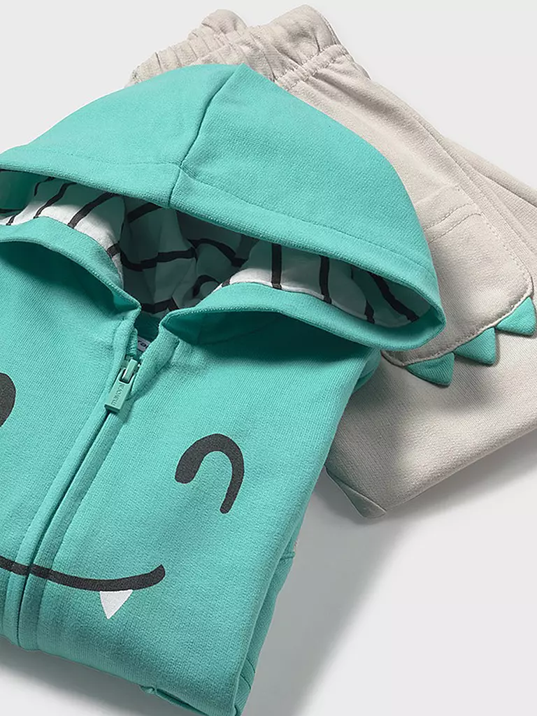 MAYORAL | Baby Jogger Set 3-teilig T-Shirt, Sweatjacke und Jogginghose | Gris