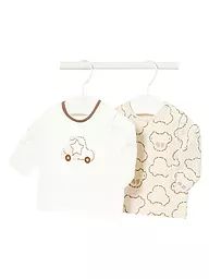 MAYORAL | Baby Langarmshirt 2er Set   | Beige