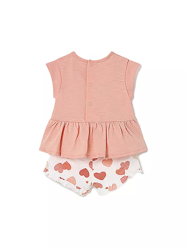 MAYORAL | Baby Set 4-teilig T-Shirt und Shorts  | Orange