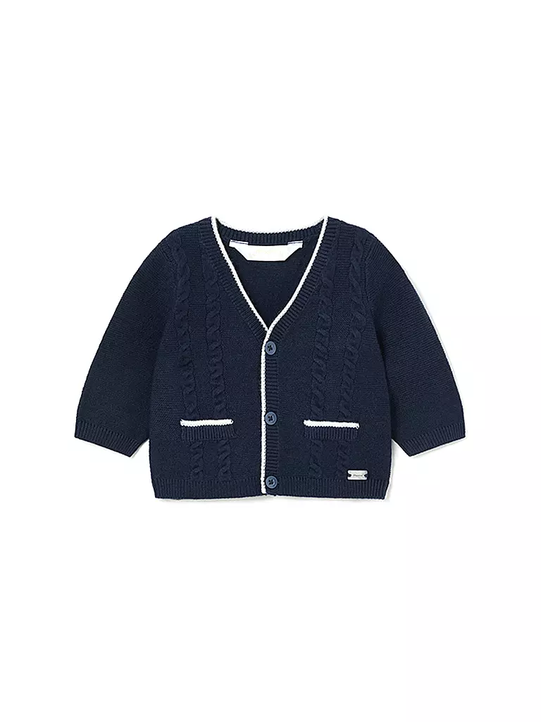 MAYORAL | Baby Strickweste | Bleu foncé