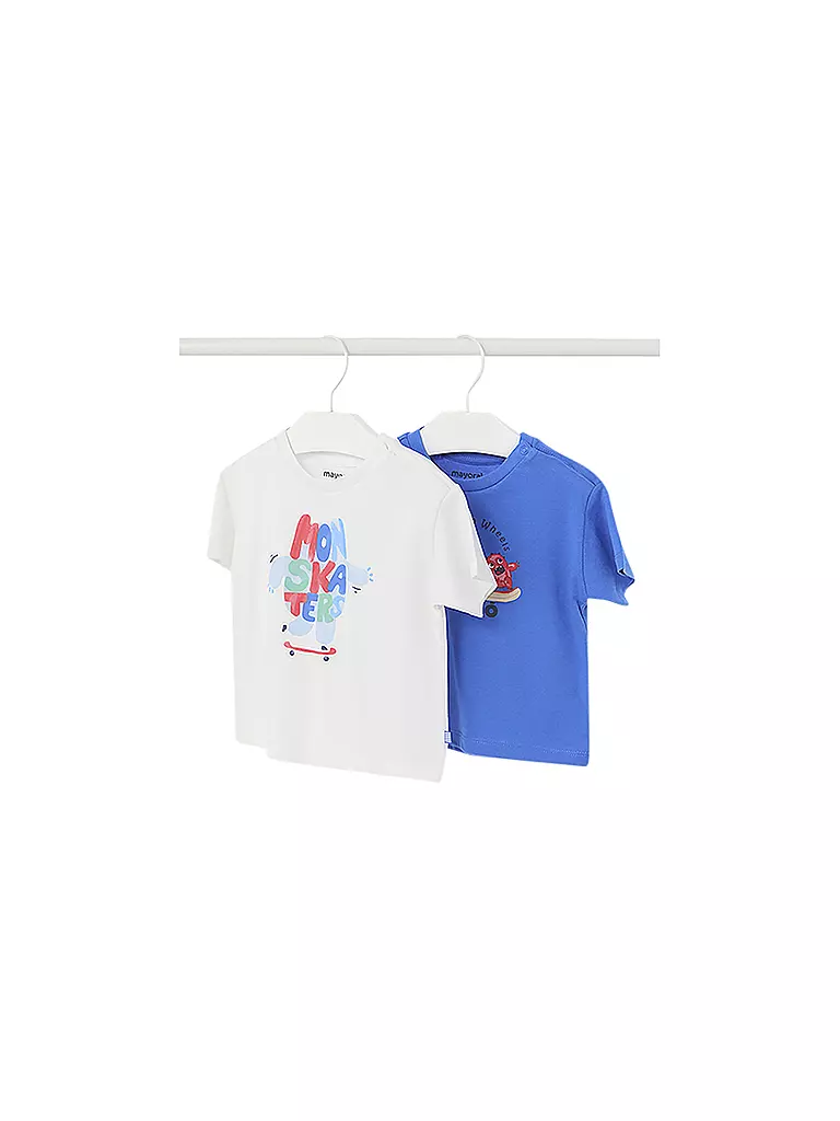 MAYORAL | Baby T-Shirt Set 2er Pkg | Bleu