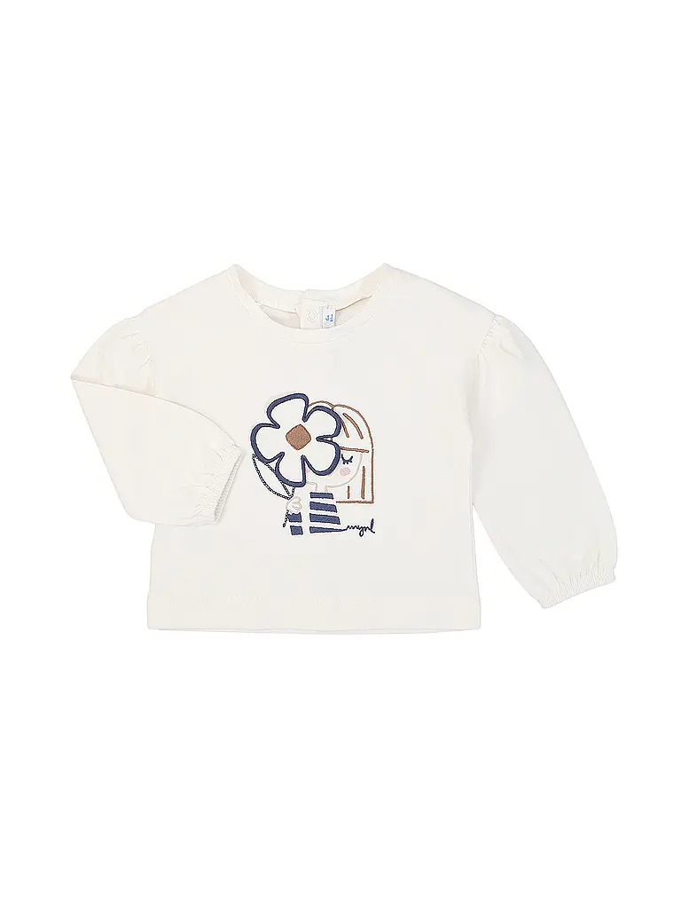MAYORAL | Body à manches longues pour bébé avec bandeau | creme