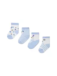 MAYORAL | Chaussettes bébé lot de 4 bleu clair | Bleu clair