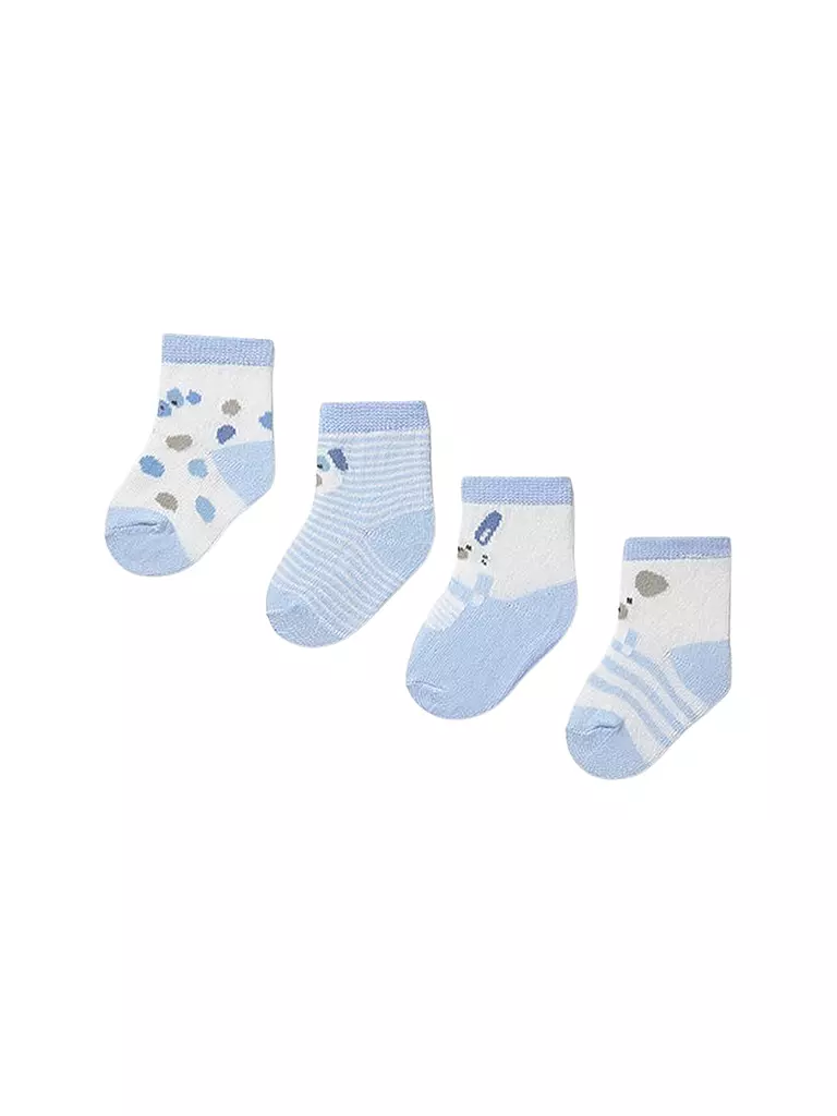 MAYORAL | Chaussettes bébé lot de 4 bleu clair | hellblau