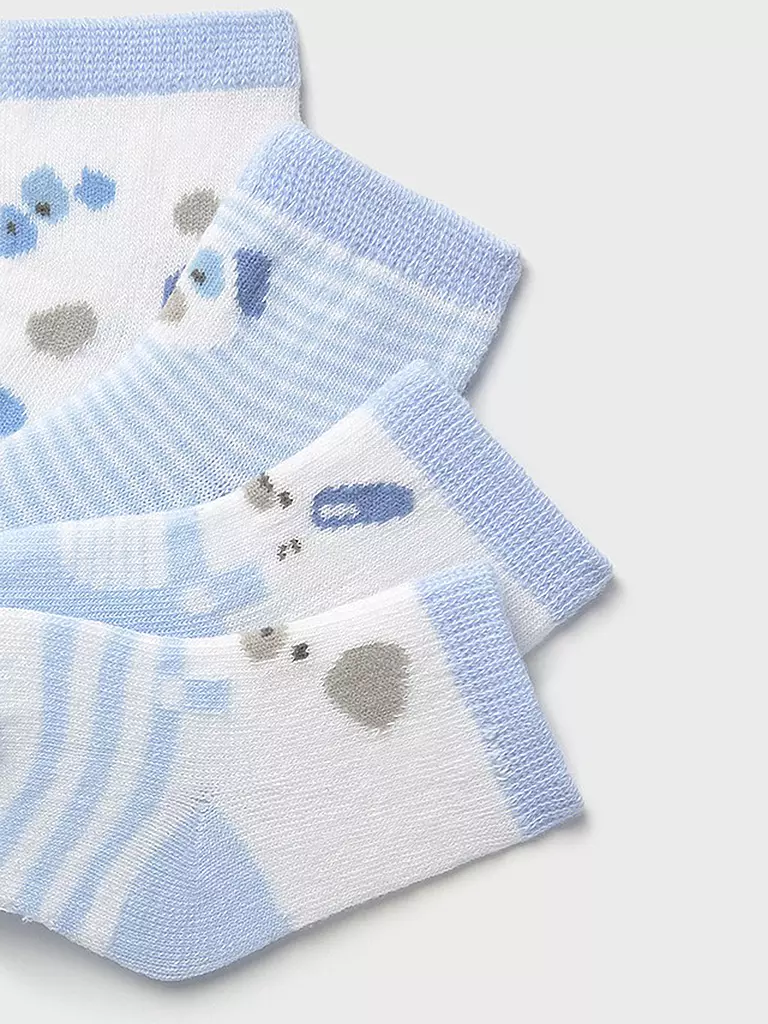 MAYORAL | Chaussettes bébé lot de 4 bleu clair | 