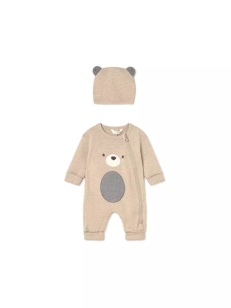 MAYORAL | Combinaison bébé avec bonnet | beige
