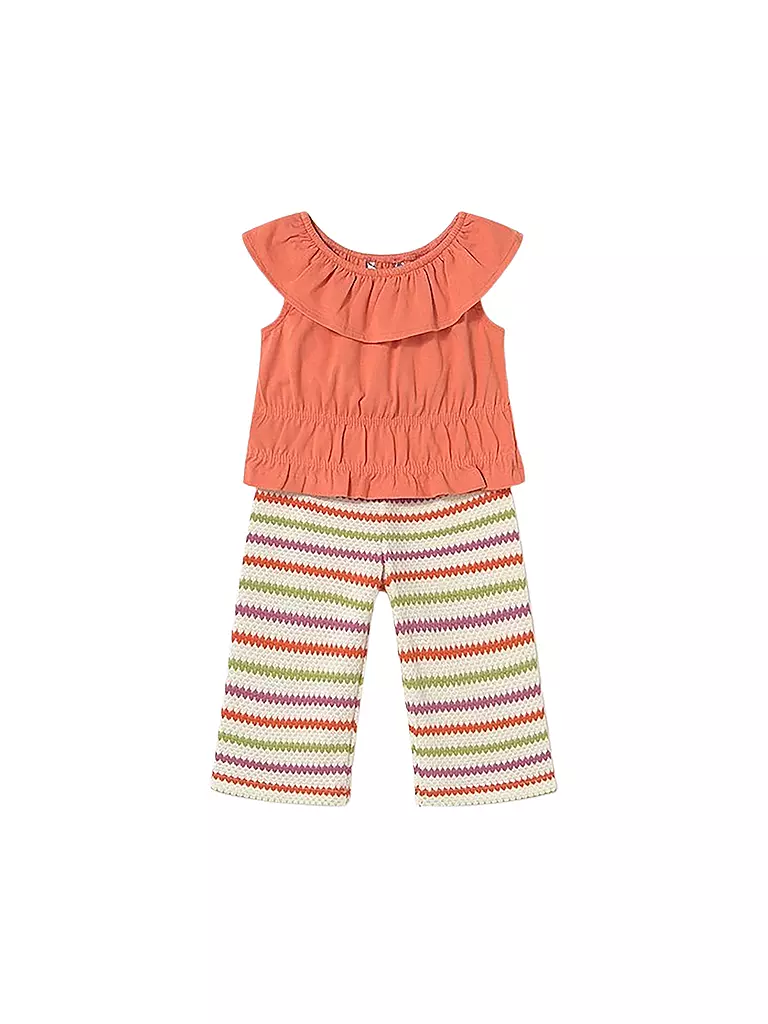 MAYORAL | Ensemble bébé 2 pièces, top et pantalon | Crème
