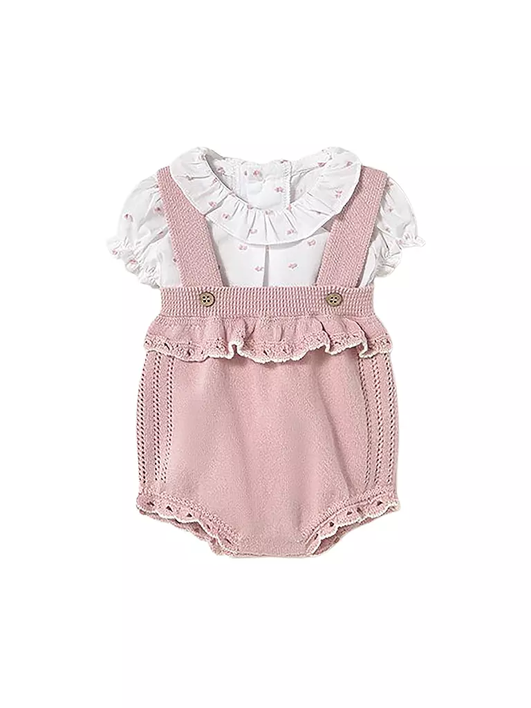 MAYORAL | Ensemble bébé 2 pièces blouse et salopette | beige