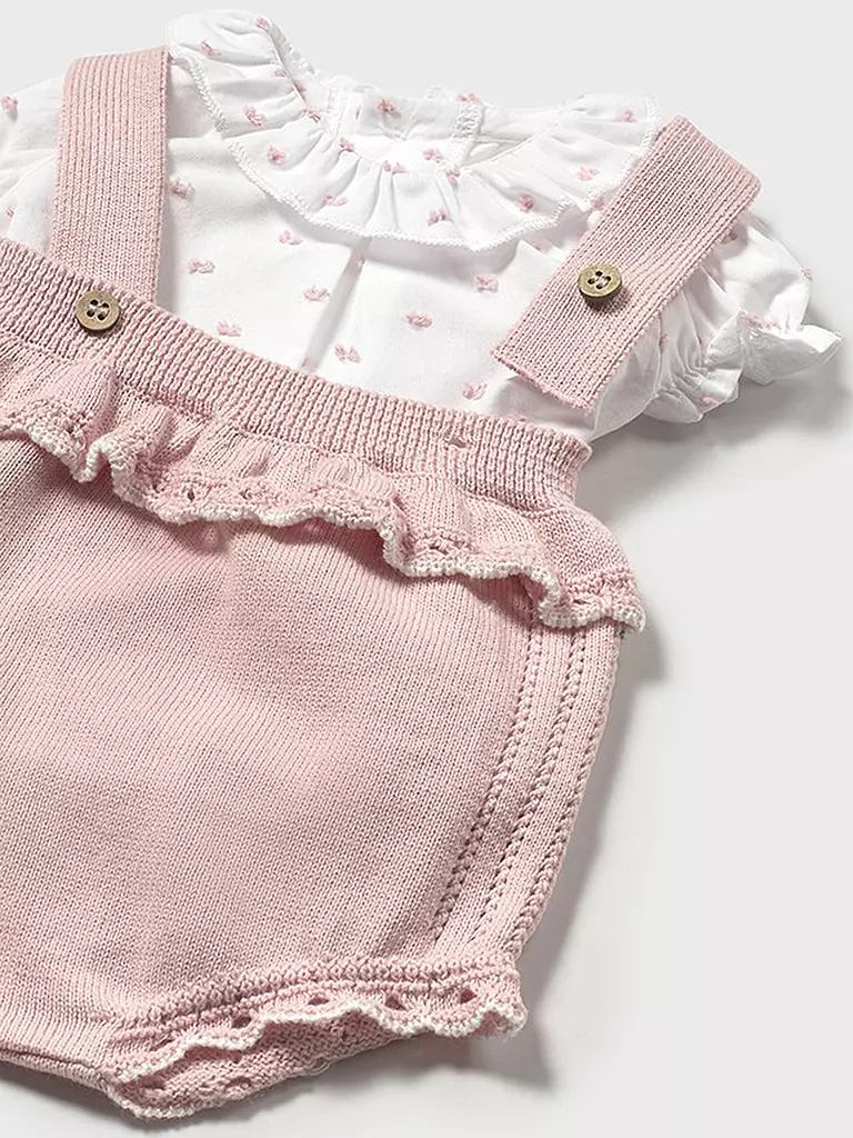 MAYORAL | Ensemble bébé 2 pièces blouse et salopette | 