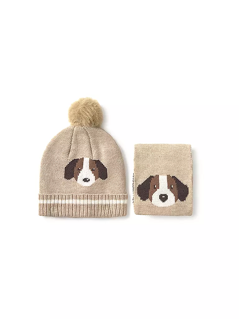 MAYORAL | Ensemble bébé 2 pièces bonnet et écharpe | beige