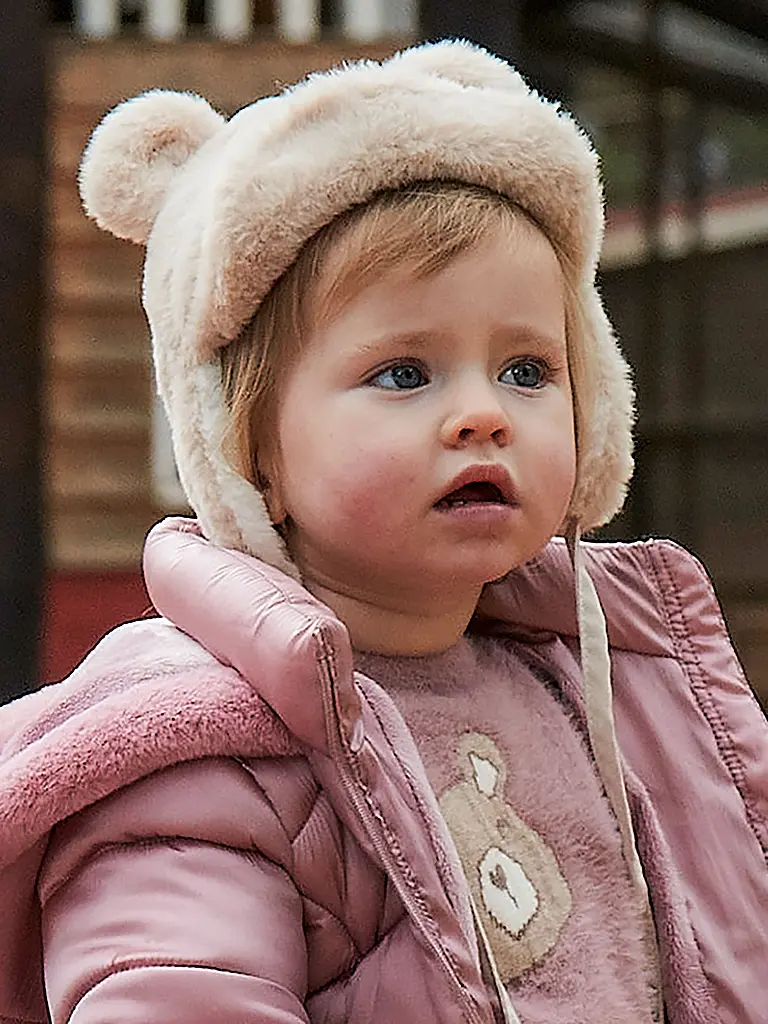 MAYORAL | Ensemble bébé 2 pièces bonnet et écharpe | beige