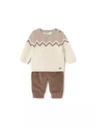 MAYORAL | Ensemble bébé 2 pièces pull et pantalon | Marron