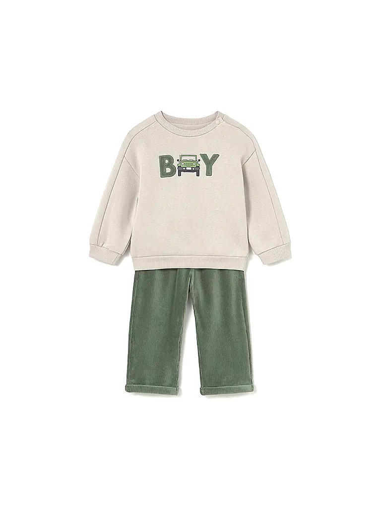 MAYORAL | Ensemble bébé 2 pièces pull et pantalon | Beige
